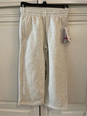 Athleta Light Heather Gray Kids Sweatpants